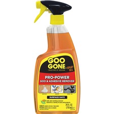 Goo Gone Spray Gel 24 fl oz - For Tar, Glue, Caulk, Sealant, Tree Sap, Wet Paint, Asphalt, Ink, Marker Soot, Grease, Oil - Orange - 1 Each