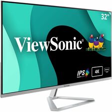 ViewSonic Entertainment VX3276-4K-mhd 32" Class 4K UHD LED Monitor - 16:9 - Silver 31.5" Viewable - Multi-domain Vertical Alignment (MVA) - LED Backlight - 3840 x 2160 - 16.7 Million Colors - 300 Nit - 8 ms - 75 Hz Refresh Rate - Speakers - HDMI - Display