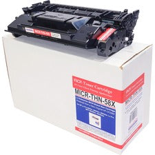 microMICR MICR Laser Toner Cartridge 58X (CF258X) - Black - 1 Each 10000 Pages