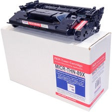 microMICR MICR Laser Toner Cartridge 89X (CF289X) - Black - 1 Each 10000 Pages