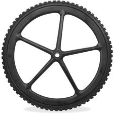 Rubbermaid Commercial Big Wheel Cart Replacement Wheel 8" Diameter - Black - 1 / Carton
