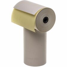 ICONEX 3-1/4" 2-ply Carbonless Paper Roll 3 1/2" x 80 ft - White - 60 / Carton