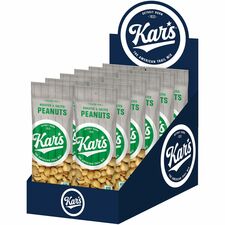Kar's Nuts Roasted & Salted Peanuts Gluten-free, Low Sodium - Roasted & Salted - 2.50 oz - 12 / Box