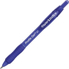 Paper Mate Profile Gel 0.7mm Retractable Pen 0.7 mm Pen Point - Retractable - Blue Ink - 12 / Pack