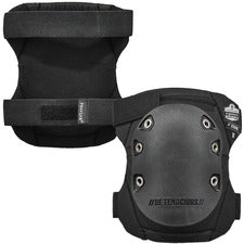 Ergodyne ProFlex 335HL Slip Resistant Rubber Cap Knee Pads Recommended for: Construction, Maintenance, Carpentry, Masonry - Knee Protection - Hook & Loop Closure - Black - Slip Resistant, Washable, Abrasion Resistant, Puncture Resistant, Anti-odor - 2 / P