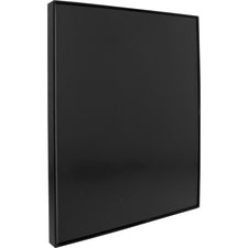 Lorell Snap Plate Architectural Sign 8.5" Width x 11" Height - Rectangular Shape - Surface-mountable - Easy Readability, Injection-molded, Easy to Use - Plastic - Black - 1 Each