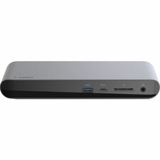 Belkin Thunderbolt 3 Dock Pro for Notebook - Charging Capability - Memory Card Reader - SD - 170 W - Thunderbolt 3 - 6 x USB Ports - 4 x USB 3.0 - USB Type-A - USB Type-C - Network (RJ-45) - DisplayPort - Audio Line In - Audio Line Out - Thunderbolt - Wir