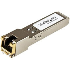 StarTech.com Brocade 95Y0549 Compatible SFP Transceiver Module - 10/100/1000 For Data Networking - 1 x RJ-45 10/100/1000Base-T LAN - Twisted PairGigabit Ethernet - 10/100/1000Base-T - Hot-swappable - 1 Each