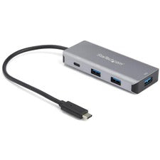 StarTech.com 4 -Port USB-C™ Hub 10Gbps - 3x USB-A & 1x USB-C USB 3.1 Type C - External - 3 USB Port(s) - 3 USB 3.1 Port(s) - UASP Support - Mac, Linux, ChromeOS, Android, PC