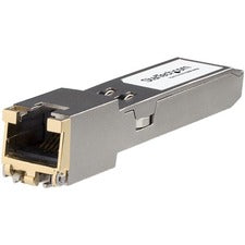StarTech.com HP JL563A Compatible SFP+ Transceiver Module - 10/100/1000/10000 For Data Networking - 1 x RJ-45 10GBase-T LAN - Twisted Pair10 Gigabit Ethernet - 10GBase-T - Hot-swappable - 1 Each