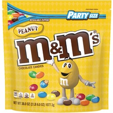 M&M's Peanut Chocolate Candies Peanut Chocolate - 2.37 lb - 1 Bag