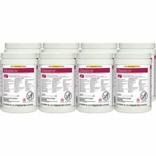Dispatch Hospital Cleaner Disinfectant Towels with Bleach Ready-To-Use - 32 oz (2 lb) - 8" Length x 6.75" Width - White - 150/Tub - 8 / Carton