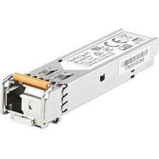 StarTech.com Dell EMC SFP-1G-BX80-U Compatible SFP Transceiver Module - 1000Base-BX80 For Data Networking, Optical Network - 1 x LC Duplex 1000Base-BX80-U Network - Optical Fiber - Single-mode - Gigabit Ethernet - 1000Base-BX80-U - Hot-swappable - 1 Each