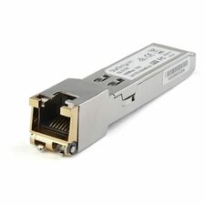 StarTech.com Juniper CTP-SFP-1GE-T Compatible SFP Transceiver Module - 1000Base-T For Data Networking - 1 x RJ-45 1000Base-T LAN - Twisted PairGigabit Ethernet - 1000Base-T - Hot-swappable - 1 Each