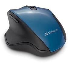 Verbatim Mouse Blue LED/Optical - Wireless - Radio Frequency - 2.40 GHz - Dark Teal - USB - 1600 dpi - 6 Button(s) - 1 Each