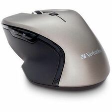 Verbatim Mouse Blue LED/Optical - Wireless - Radio Frequency - 2.40 GHz - Graphite - USB Type C - 1600 dpi - 6 Button(s) - 1 Each