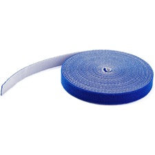 StarTech.com 50ft. Hook and Loop Roll - Blue Cable Strap - Blue - 50 ft Length - Fabric - 1 Each
