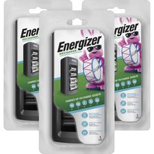 Energizer Recharge Universal Chargers 6 Hour Charging - AA, AAA, C, D, 9V - 3 / Carton