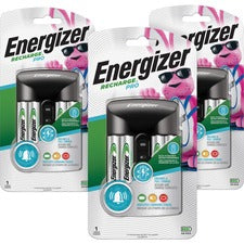 Energizer Recharge Pro AA/AAA Battery Charger 3 Hour Charging - 4 - AA, AAA - 3 / Carton