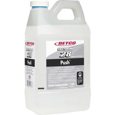 Betco BioActive Solutions FastDraw 28 Push Cleaner Concentrate - 67.6 fl oz (2.1 quart) - New Green Scent - Non-flammable, Non-corrosive, Caustic-free, Spill Proof - Milky White - 1 Each