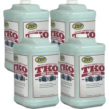 Zep TKO Hand Cleaner Lemon Lime Scent - 1 gal - Dirt Remover, Grime Remover, Grease Remover - Hand - Blue, Opaque - Solvent-free, Heavy Duty, Non-flammable - 4 / Carton
