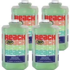 Zep Reach Hand Cleaner Almond Scent - 1 gal - Resin Remover, Resin Remover, Ink Remover, Tar Remover, Adhesive Remover, Oil Remover, Grease Remover, Carbon Remover, Oil Remover, Asphalt Remover - Hand - Light Green, Opaque - Residue-free, Phosphate-free,