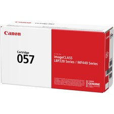 Canon 057 Original Standard Yield Laser Toner Cartridge - Black - 1 Each 3100 Pages