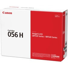 Canon 056 Original High Yield Laser Toner Cartridge - Black - 1 Each 21000 Pages