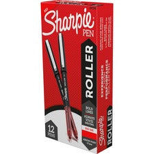 Sharpie Rollerball Pens 0.7 mm Arrow Pen Point - Red Ink - 1 Dozen
