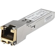 StarTech.com Cisco SFP (mini-GBIC) Module For Data Networking - 1 x RJ-45 1000Base-T LAN - Twisted PairGigabit Ethernet - 1000Base-T - Hot-swappable - 1 Each