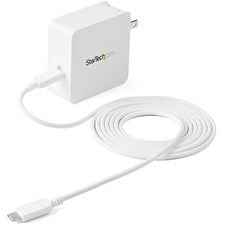 StarTech.com 1 Port USB-C Wall Charger with 60W of Power Delivery 60 W - 120 V AC, 230 V AC Input - 5 V DC, 9 V DC, 12 V DC, 15 V DC, 20 V DC Output - 3 A - 1 Each