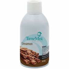 TimeMist Cinnamon Premium Air Freshener Spray Aerosol - 5.3 fl oz (0.2 quart) - Cinnamon - 30 Day - Long Lasting, Odor Neutralizer - 12 / Carton