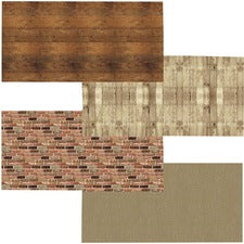 Fadeless Assortment Bulletin Board Art Paper Bulletin Board, Fun and Learning, Classroom, Art Project, Craft Project, Display, Table Skirting, Decoration - 3.50" Height x 48" Width x 12 ft Length - Assorted - 4 / Carton