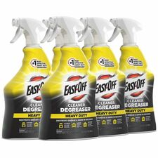 Easy-Off Cleaner Degreaser Ready-To-Use - 32 fl oz (1 quart) - Heavy Duty - Clear - 6 / Carton