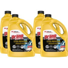 Drano Max Gel Clog Remover Ready-To-Use - 128 oz (8 lb) - Corrosion Resistant - Clear - 4 / Carton