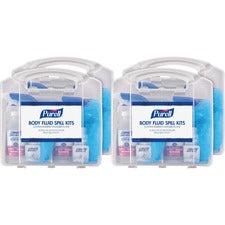 PURELL® Body Fluid Spill Kit White, Clear - 8 / Carton