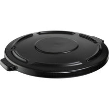 Rubbermaid Commercial Brute 44-gallon Container Lid Round - Plastic - Black - 4 / Carton