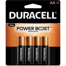 Duracell Coppertop Alkaline AA Battery 4-Packs For Multipurpose - AA - 1.5 V DC - 4/Pack - 56 / Carton