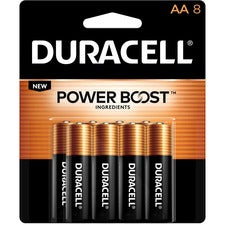 Duracell Coppertop Alkaline AA Battery 8-Packs For Multipurpose - AA - 1.5 V DC - 8/Pack - 48 / Carton