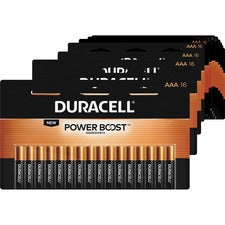 Duracell Coppertop Alkaline AAA Battery 16-Packs For Multipurpose - AAA - 1.5 V DC - 16/Pack - 20 / Carton