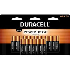Duracell Coppertop Alkaline AAA Battery 20-Packs For Multipurpose - AAA - 1.5 V DC - 20/Pack - 12 / Carton