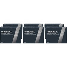 Procell by Duracell Alkaline D Battery Boxes of 12 For Multipurpose - D - 14000 mAh - 1.5 V DC - 12/Box - 6 / Carton