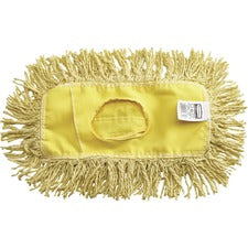 Rubbermaid Commercial Trapper Blend Dust Mop 5" Width x 24" Length - Yarn, Cotton, Plastic - 12 / Carton