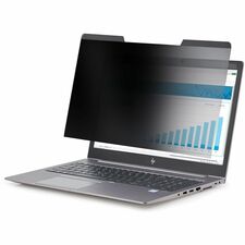 StarTech.com Privacy Screen Filter Black, Transparent For 15.6" Widescreen LCD Notebook - 16:9 - Dust Resistant, Scratch Resistant, Fingerprint Resistant - Plastic - Anti-glare - 1 Each - TAA Compliant
