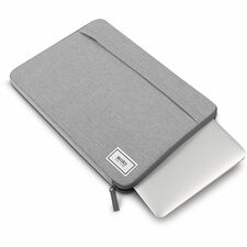 Solo Focus Carrying Case (Sleeve) for 15.6" Notebook - Gray Bump Resistant, Damage Resistant - 11.3" Height x 16.3" Width x 1" Depth - 1 Each