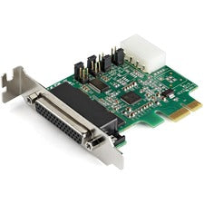 StarTech.com 4-Port PCI Express RS232 Serial Adapter Card - 16950 UART - Low Profile PCI Express 1.1 x1 - 4 x DB-9 RS-232 - Serial, Via Cable - Plug-in Card