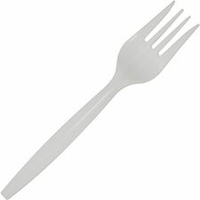 Dixie Fork Fork - 1 x Fork - Disposable - White - 40/Pack - 24 / Carton