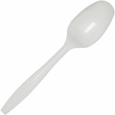Dixie Spoon Spoon - 1 x Spoon - Disposable - White - 40/Pack - 24 / Carton