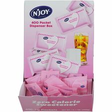 Njoy Pink - Saccharin 0.040 oz (1.1 g) - Saccharin - 400 / Box