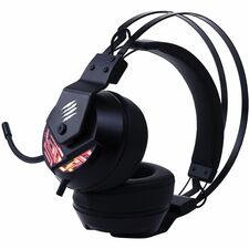 Mad Catz The Authentic F.R.E.Q. 4 Gaming Headset, Black Stereo - USB - Wired - Over-the-head - Binaural - Circumaural - Omni-directional, Noise Cancelling Microphone - Black